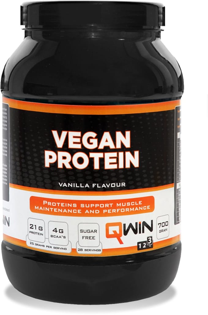 QWIN Vegan Protein Shake Vanilla - 28 shakes - 700g - NZVT keurmerk