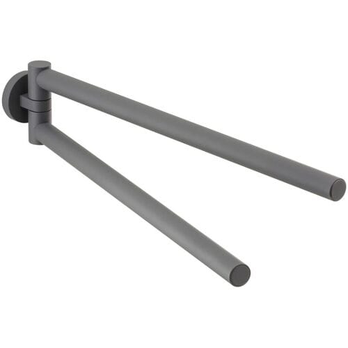 Herzbach DEEP GREY towel rail 23.818500.1.06