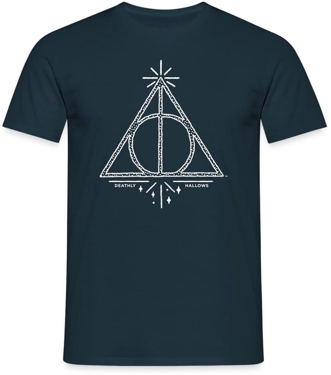 Harry Potter Het dodelijk heilig-logo T-Shirt Heren