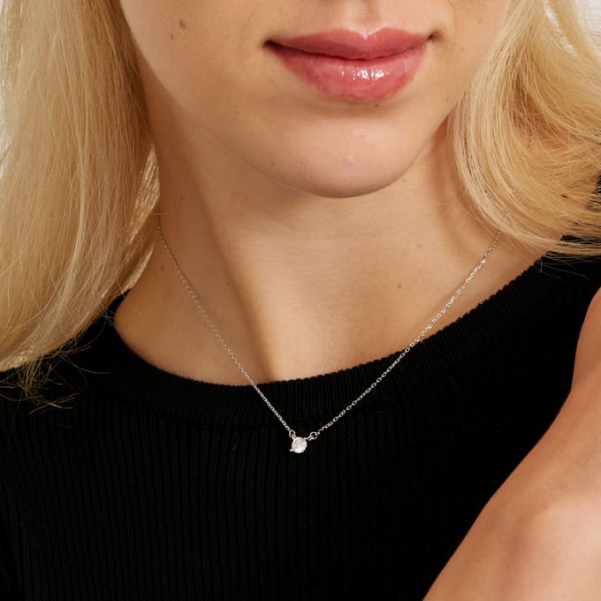 Keval halsketting in sterling zilver 925