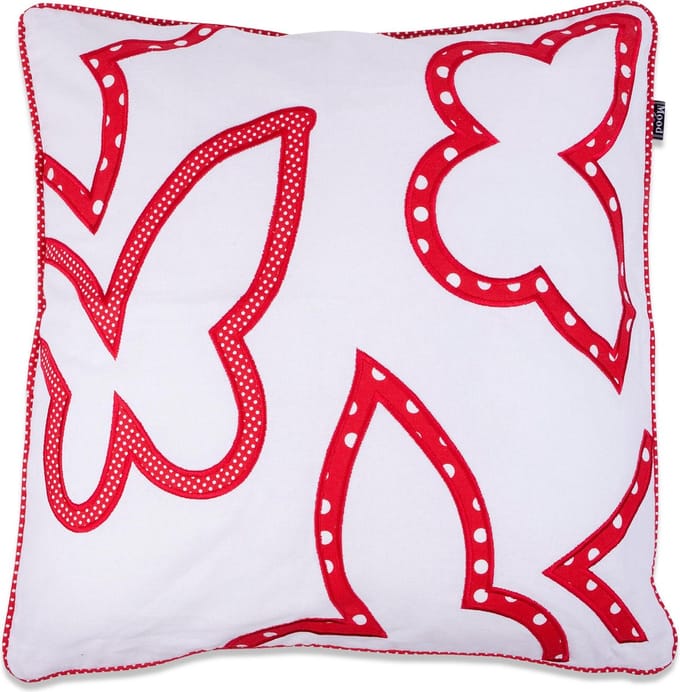 In The Mood Contour Butterfly - Sierkussen - Rood - 50x50 cm