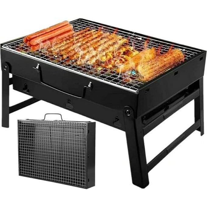 Draagbare Koolgrill - Opvouwbaar en Ideaal voor Buiten