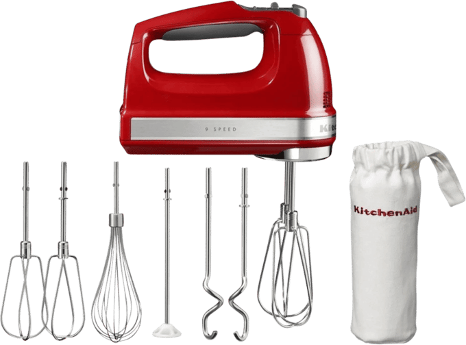 KitchenAid 5KHM9212EE - Handmixer - Appelrood