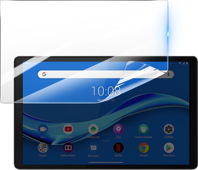 3mk, Geschikt voor Lenovo Tab M10 FHD Plus Gen 2, Schokbestendige Hydrogel Screenprotector, Transparant
