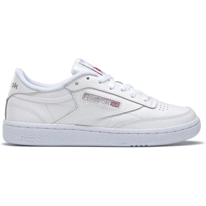 Reebok CLUB C 85 WHITE/LIGHT GREY Dames Sneakers - Wit