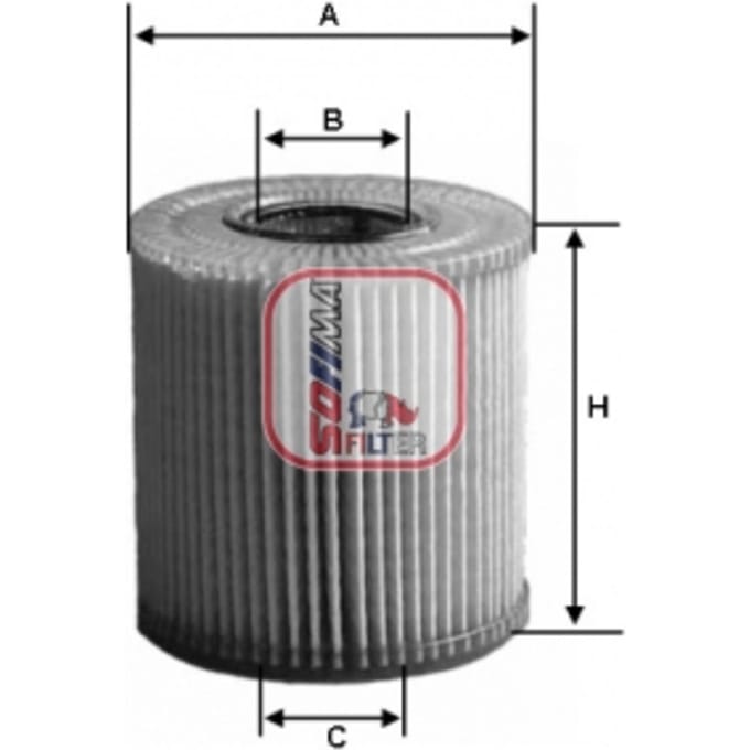 Oliefilter SOFIMA S 5040 PE