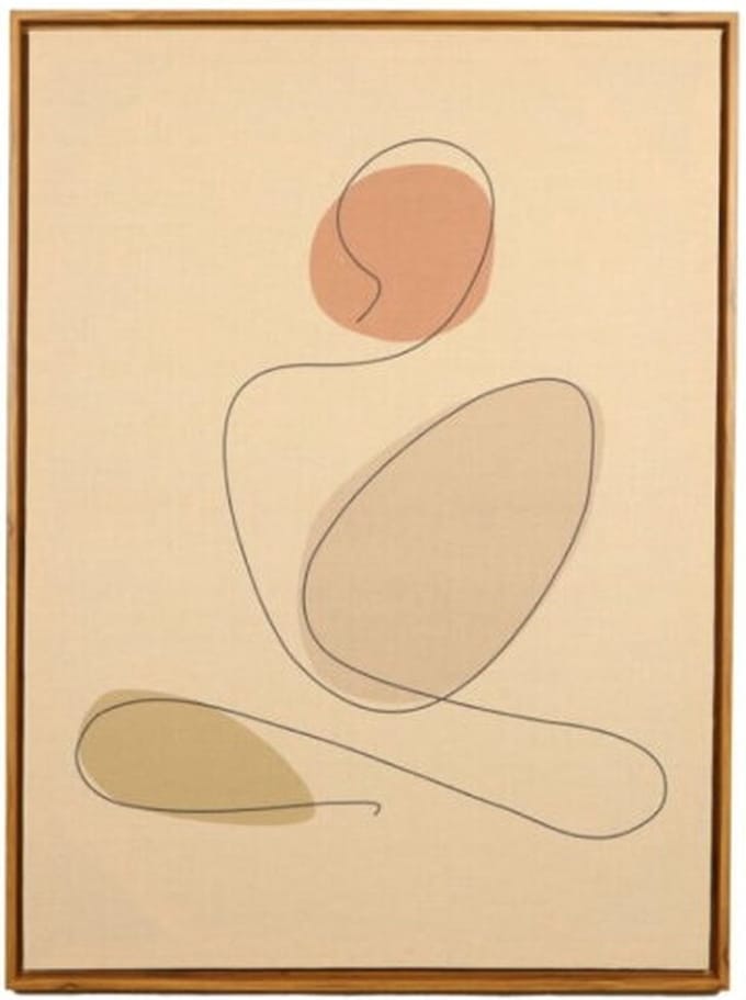 Wall art Linen 58x78