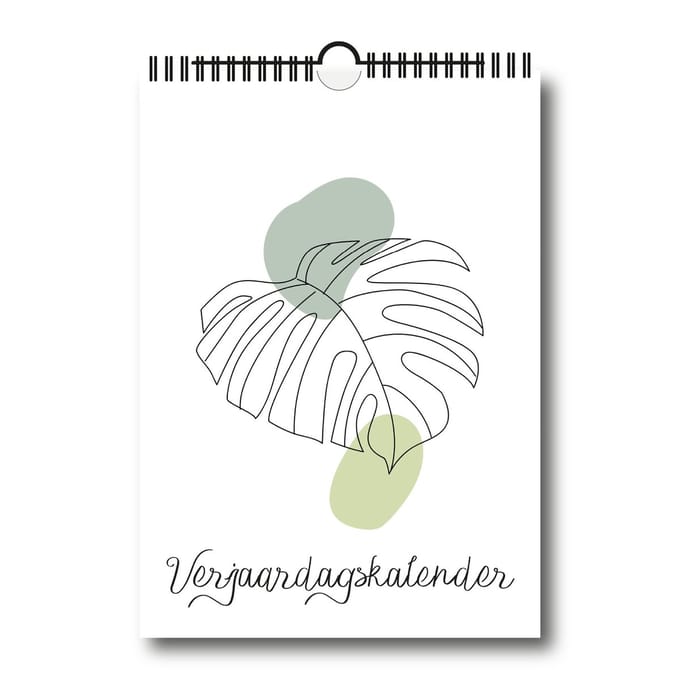 Verjaardagskalender botanical