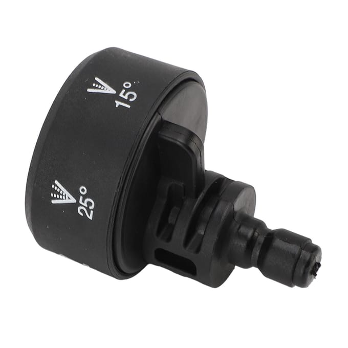 Buse de Nettoyeur Haute Pression 6 Modes Réglables Embouts de Nettoyeur Électrique de Remplacement avec Raccord Rapide 14 Pouces black