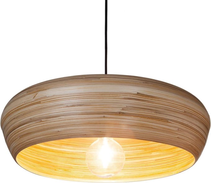 Handmade Design lamp hanglamp Bamboe Ufo woonkamer slaapkamer Ø 60 cm