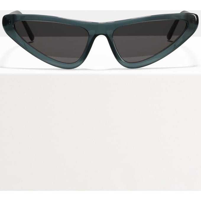 Ace & Tate Roxy Gunmetal Transparent Sun Größe: M | Sonnenbrillen Outlet | Unisex | Grau
