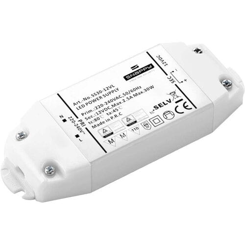 Dehner Elektronik LED-transformator, LED-driver Constante spanning 30 W 1.25 A 24 V/DC Overbelastingsbescherming, Overspanning, Niet dimbaar 1 stuk(s)