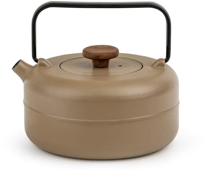 Bredemeijer - Theepot Henan gietijzer 0,75 liter - beige - met filter