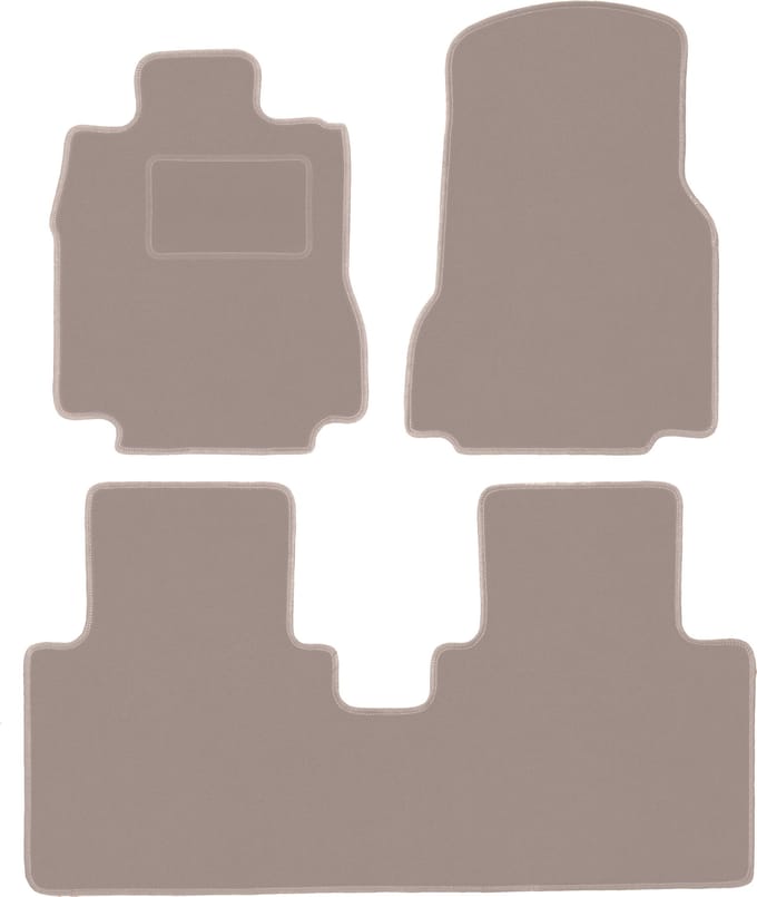 Beige veloursmatten voor: Mercedes Vaneo W414 minivan (2001-2005)