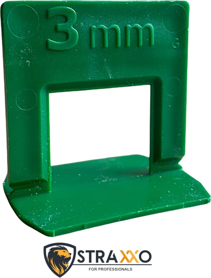 Levelling clips 3 mm voor tegels 6–14 mm – 2000 stuks