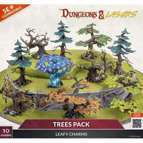 Dungeons and Lasers - TREES PACK - RPG Terrein - Roleplaying Games - Geschikt voor DND 5E