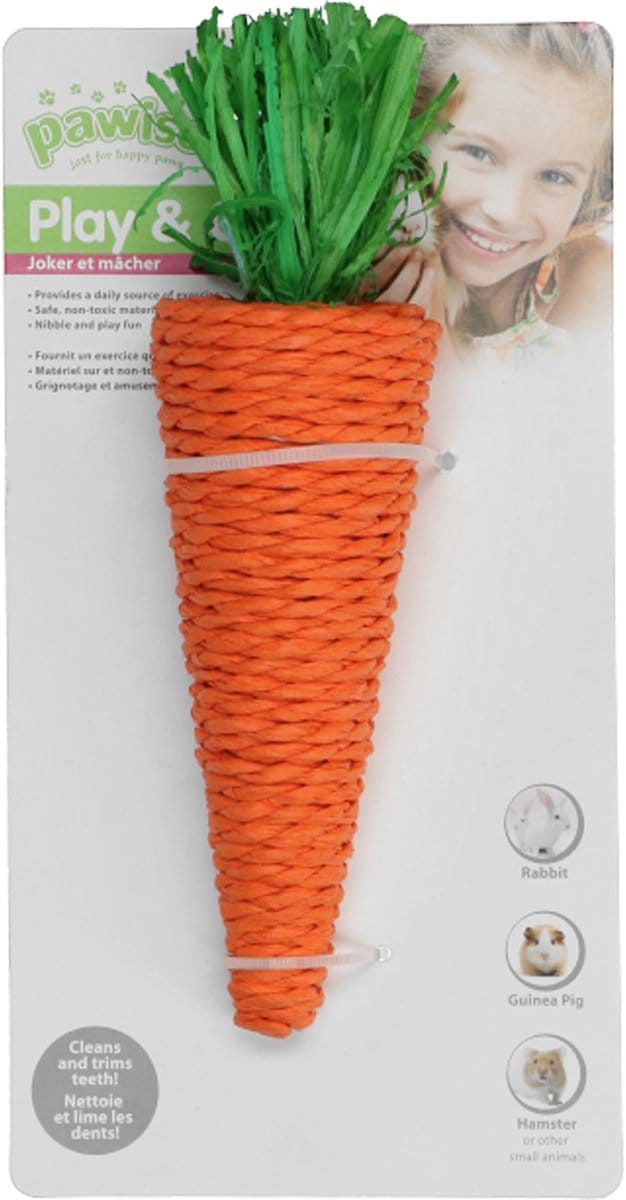 Lw Nibblers-Corn Husk Chews-Carrot