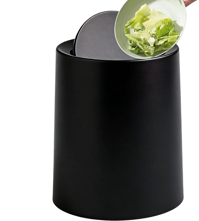 Bureauprullenbak Dubbel Vak - Cosmetica Organizer - Kantoor Thuis - Compact Dubbel Compartiment - 31.5 x 26 x 24 cm