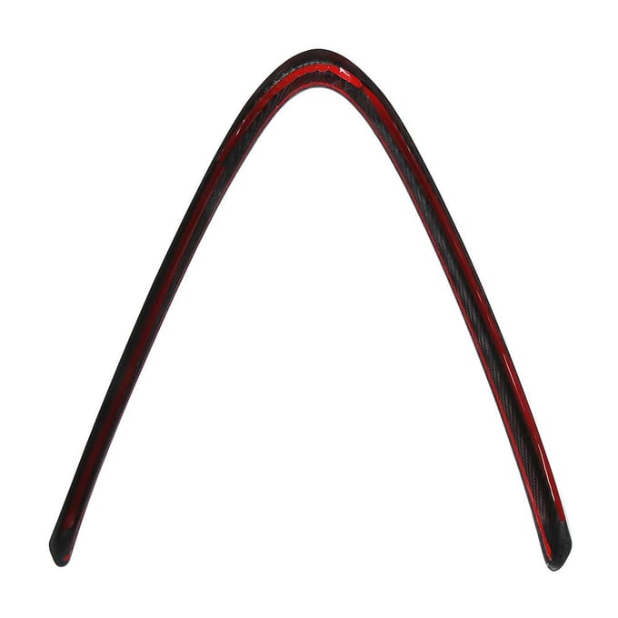 Decoratief frame voor V-vormige grille van koolstofvezel, past op Alfa Romeo Giulia 1719 gray