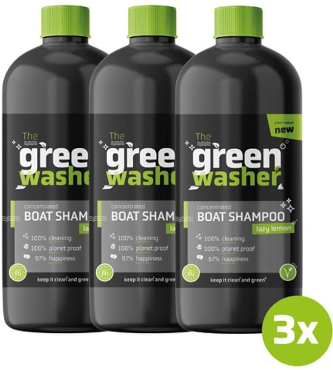 The Greenwasher Boot Shampoo bundel - 3 x 500ml - Extra voordelig