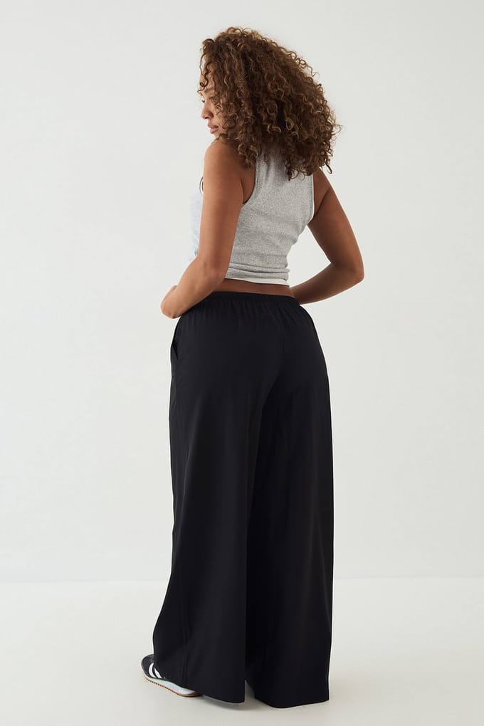 Dames Dsgn Studio Wijde Pijpenbroek | Zwart | Maat: Medium