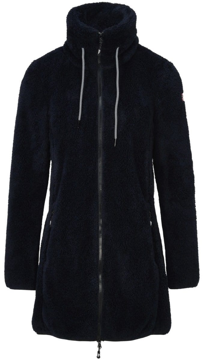 Nordberg Lang Fleece Vest Evelien - Dames - Navy - Maat M