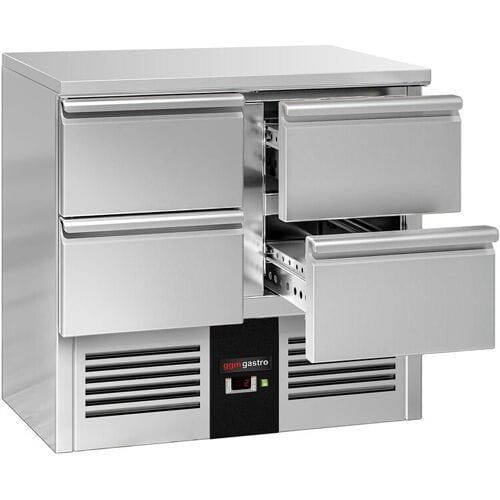 GGM Gastro Kühltisch PREMIUM - 900x700mm - 4 Schubladen