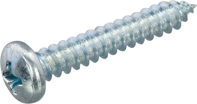Plaatschroef verzinkt cilinderkop phillips 2,9x25 (200st)
