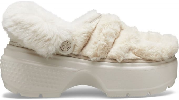 Crocs Stomp Lined Quilted Clog Stucco Maat 36/37 M4/W6