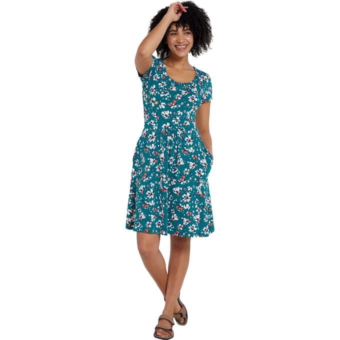 Mountain Warehouse dames/dames orchidee UV-bescherming midi-jurk 18 UK wintertaling