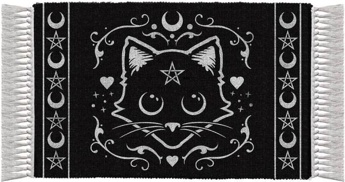 Alchemy - Purrfect Mat/vloerkleed - Zwart