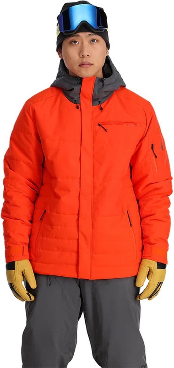 Spyder Heren Jackson Skijas Twisted Orange Maat M