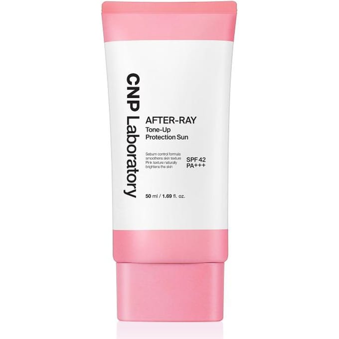 [CNP] After Ray Tone-up Protection Sun Dubbelpak (50ml x 2EA) - Roze Basis