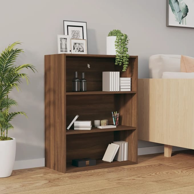 vidaXL - Hangkast - 69,5x32,5x90 - cm - bruin - eikenkleur