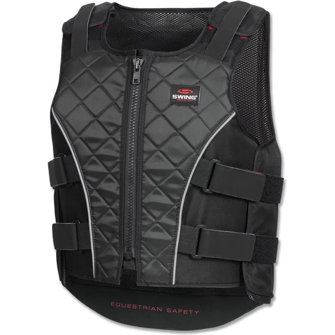 Ruitergilet met rits Swing