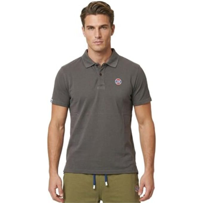 Polo Shirt Korte Mouw Leone 1947 Man Pastel Wash