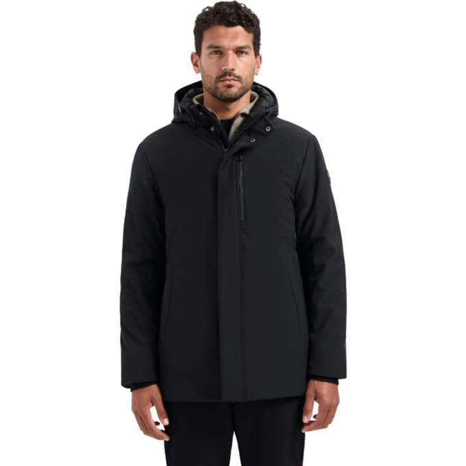 No Excess Jacket long soft shell black