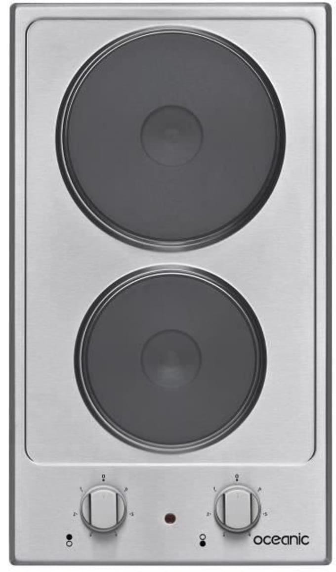 OCEANIC OCEATE2S – Domino kookplaat – 2 zones – Inox