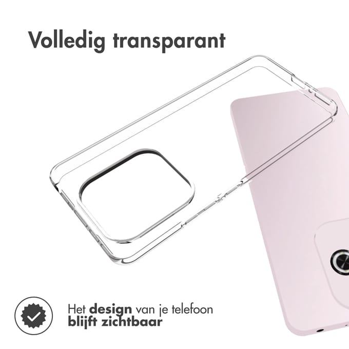 Accezz Hoesje - Geschikt voor Xiaomi Redmi Note 14 (4G) - Clear Backcover - Transparant