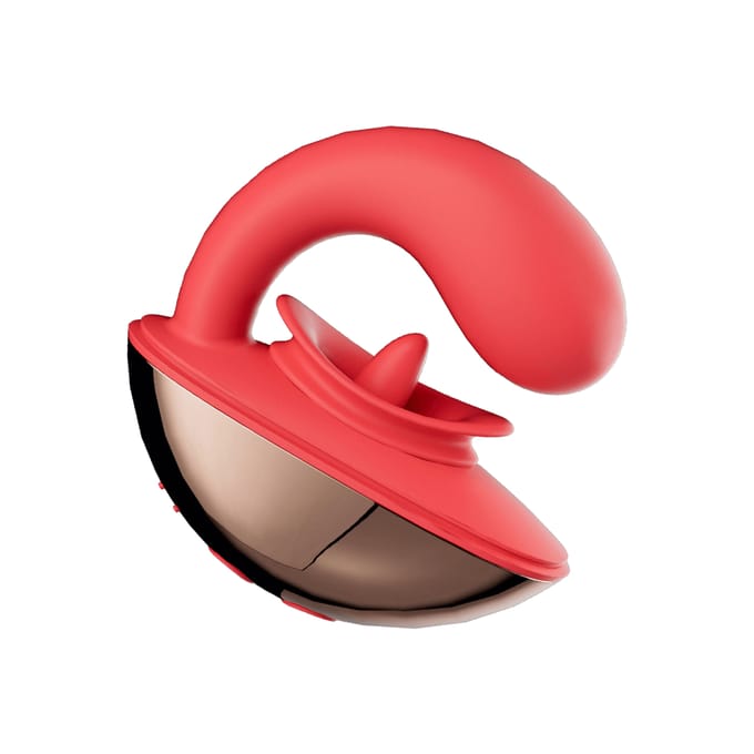 Intoyou - Rondy - Likkende Clitoris Vibrator - Met App Control - Rood
