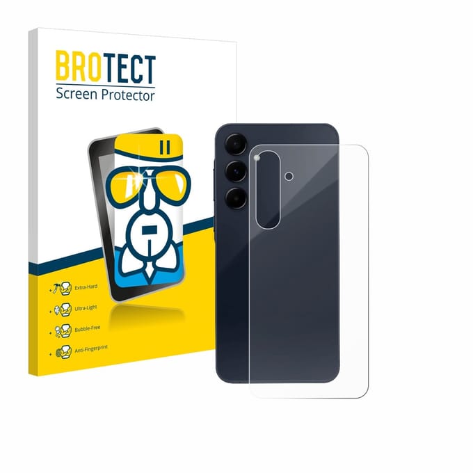 Screenprotector voor Samsung Galaxy A55 5G (Achterkant) Beschermglas transparant