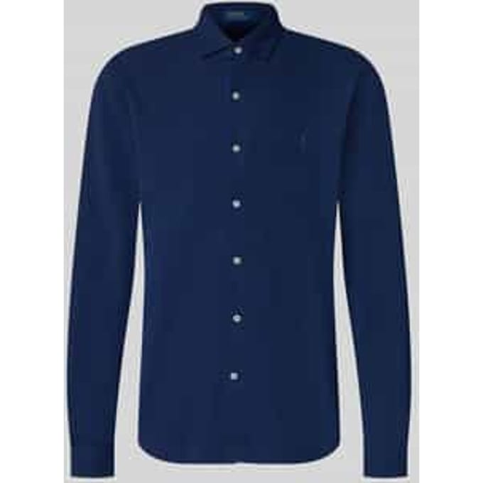 slim fit vrijetijdsoverhemd van puur katoen
