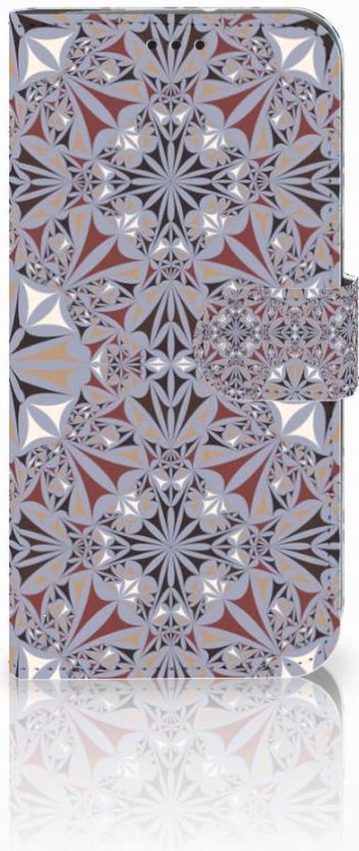Motorola Moto G7 | G7 Plus Bookcase Flower Tiles