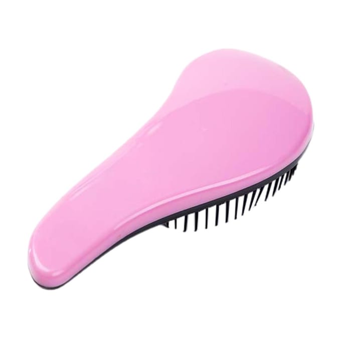 Handvat Ontwarrende Kam Douche Haarborstel Salon Styling Temmer zwart