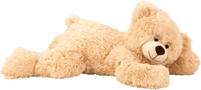 Superzachte Slapende Pluche Knuffelbeer - 60 cm - XL Pluche Knuffel