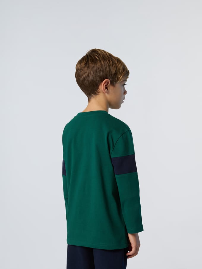 North Sails T-shirt Lange mouwen met mouwinzetstukken