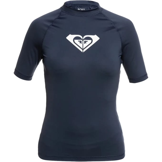Surftop met korte mouwen voor dames Roxy Whole Hearted