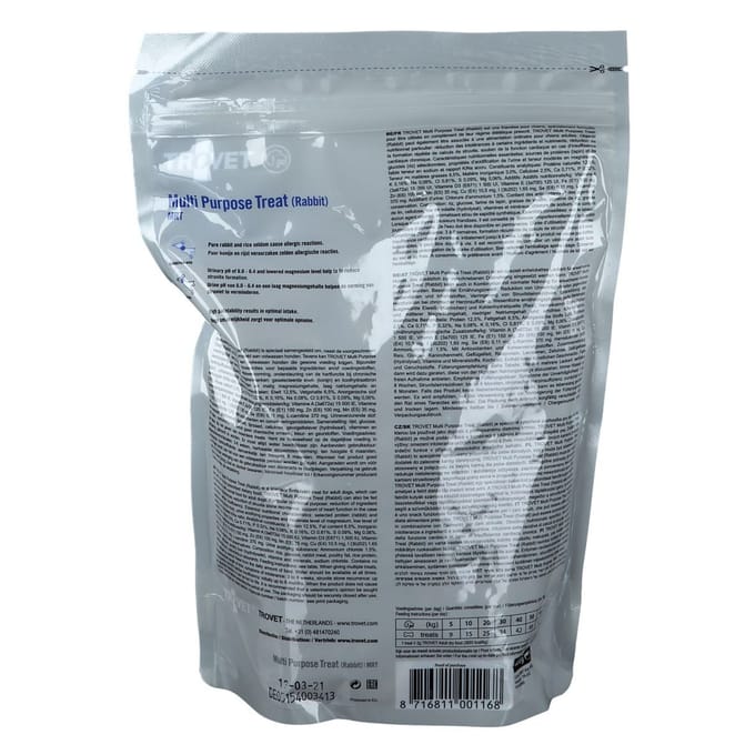 Trovet Multi Purpose Treat Rabbit Mrt Zakje 400g