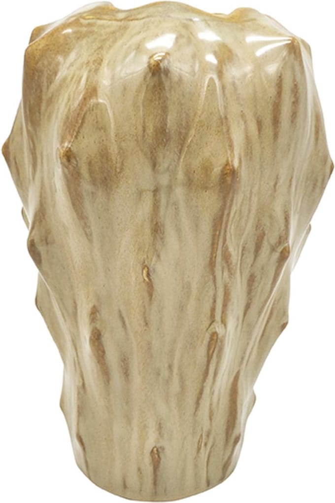 Present Time Vaas Flora - Keramiek Zandbruin - Large - 19,5x27cm