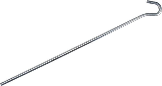 ESVO grondpen - 24 stuks - 24 cm - staal - zilver